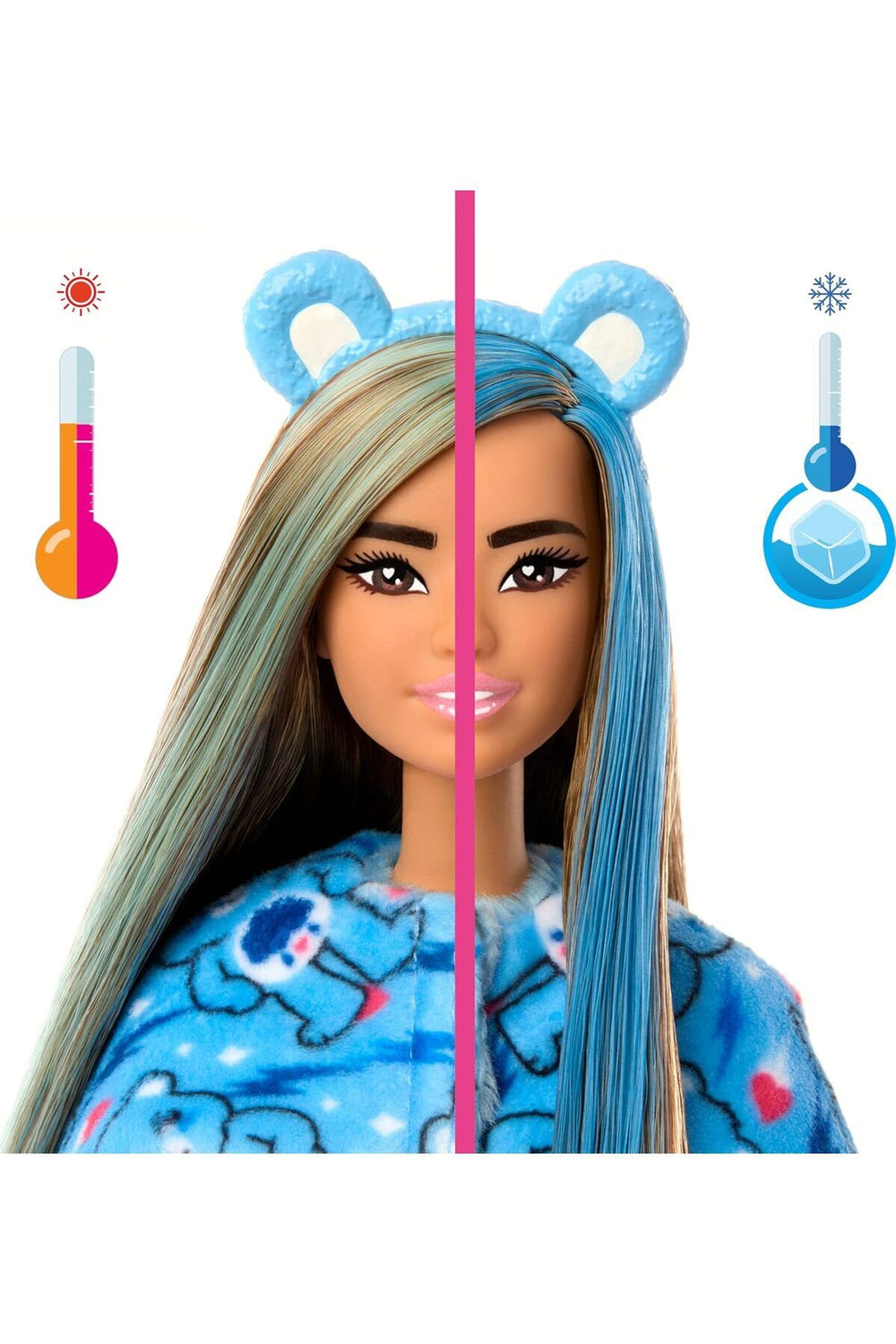 Cutie Reveal Care Bears Series - Grumpy Bear (Brunette)