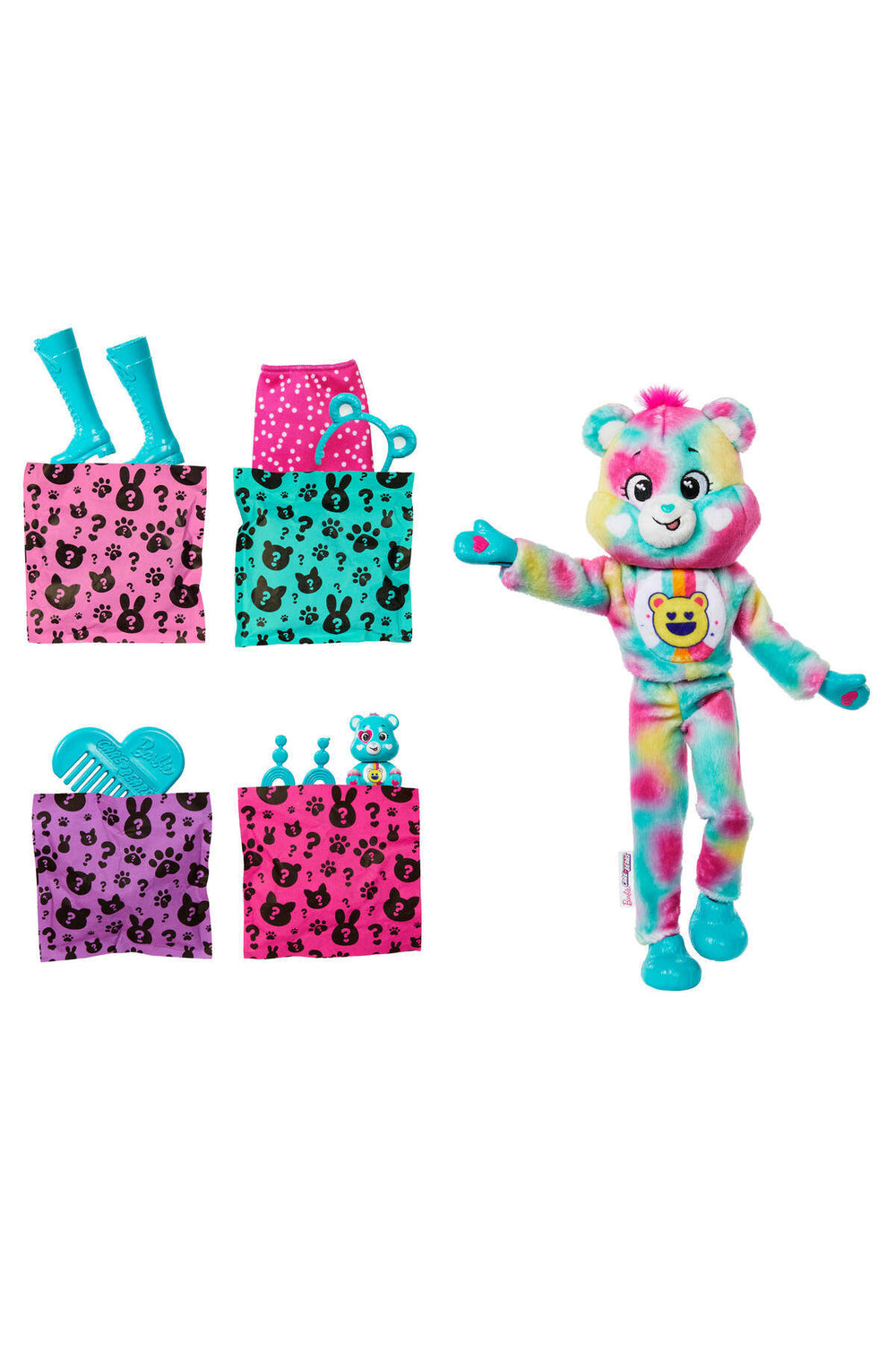 Cutie Reveal Sevimli Ayıcıklar bebek ve aksesuarları, Mutlu Ayıcık ve 10 sürpriz JFV62
