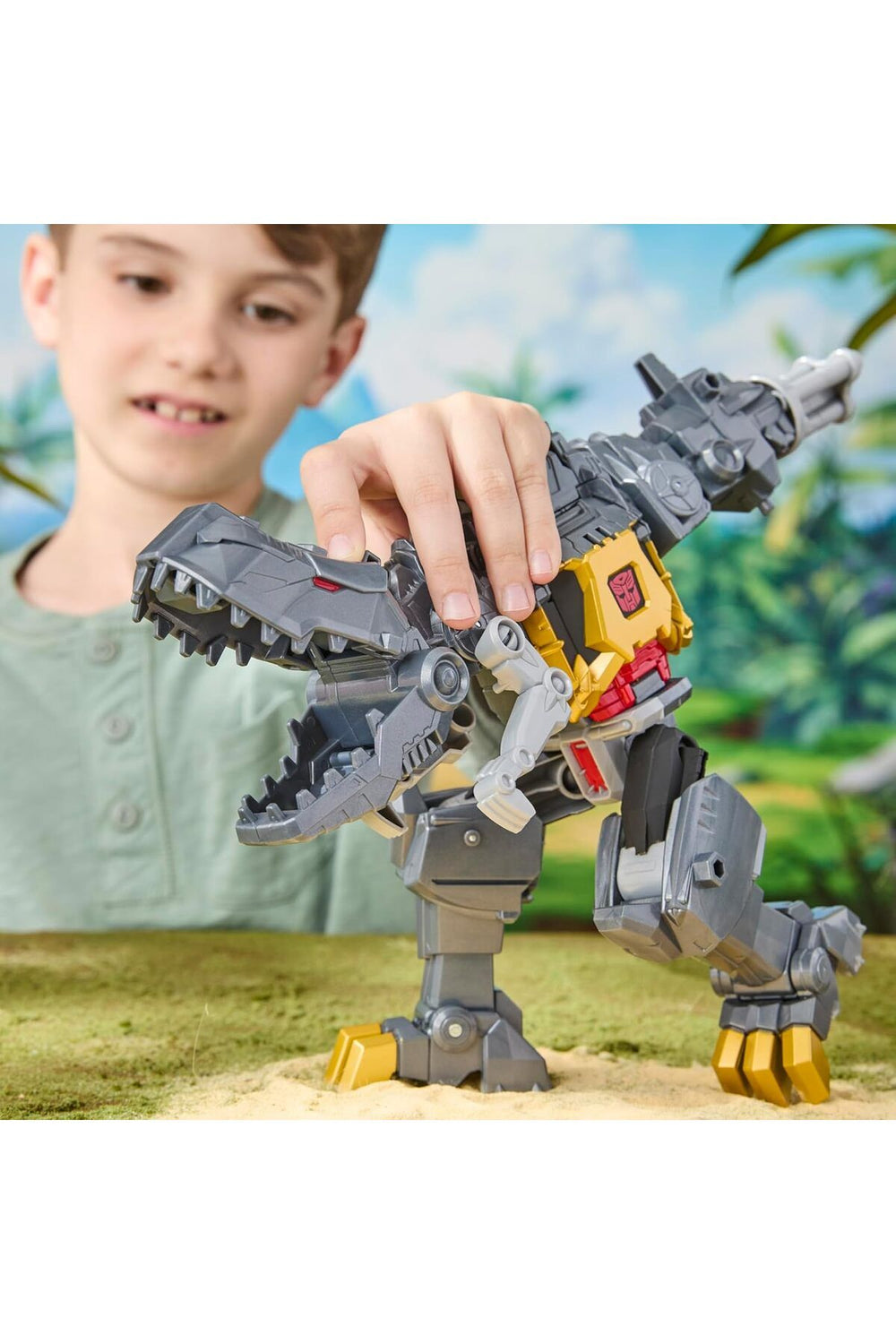 Cyberworld Grimlock Chomp & Battle Aksiyon Figürü