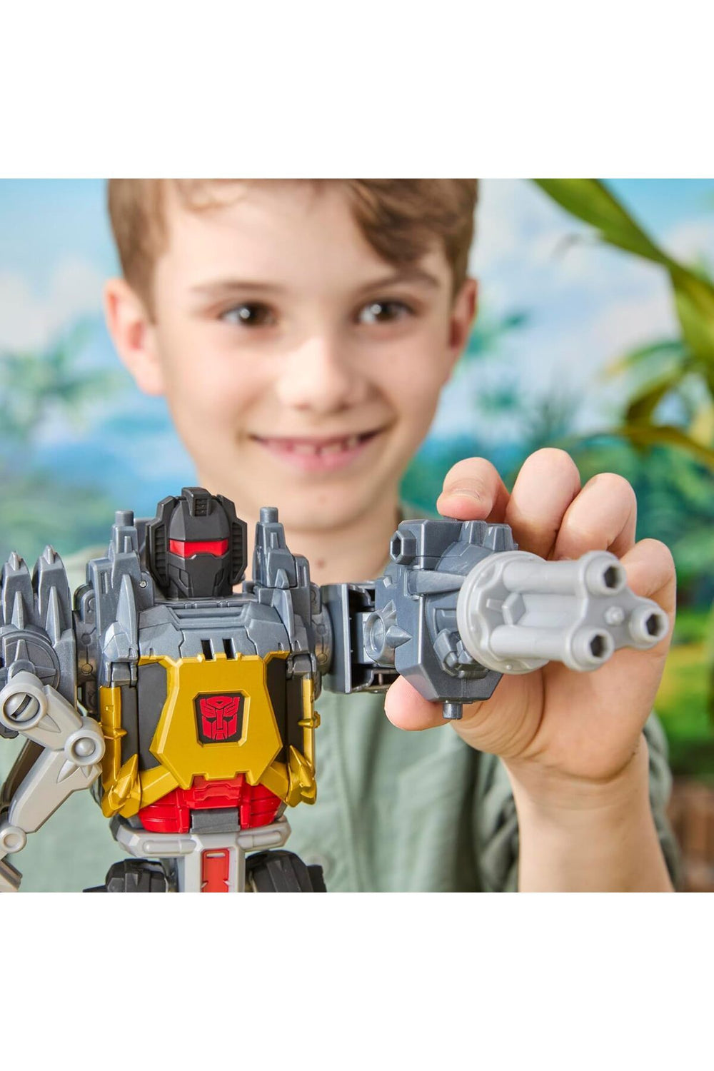 Cyberworld Grimlock Chomp & Battle Aksiyon Figürü