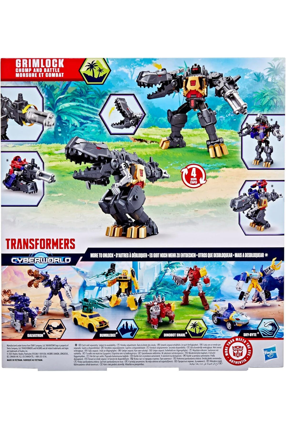 Cyberworld Grimlock Chomp & Battle Aksiyon Figürü