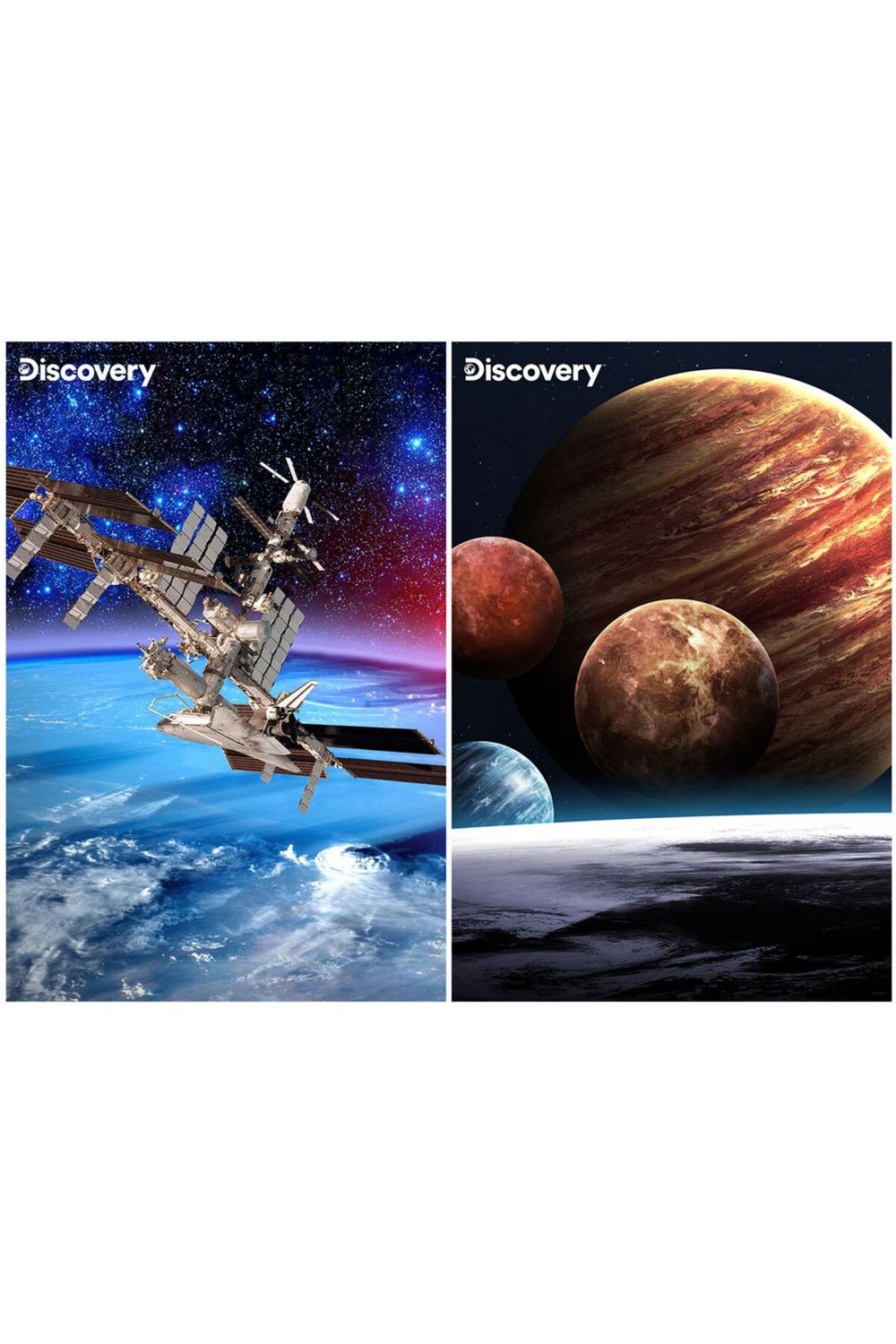 Discovery Uydular ve Gezegenler İkili Puzzle 200 Parça 10249