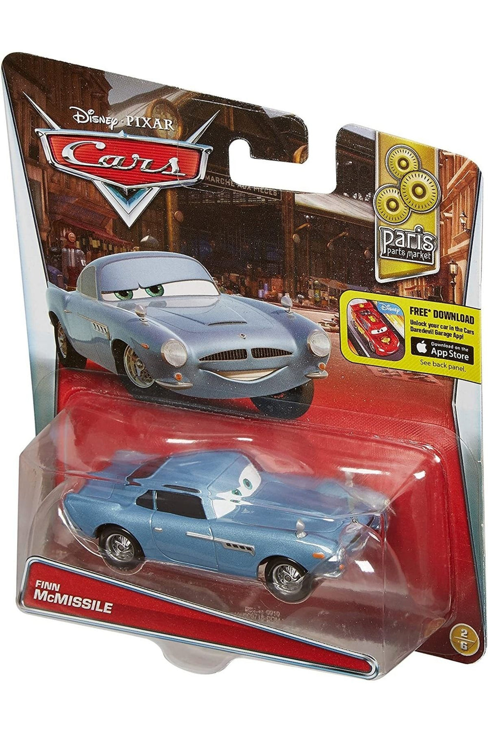 DİSNEY CARS Tekli Karakter Araçlar - Dkg4 - Fınn Mcmıssıle