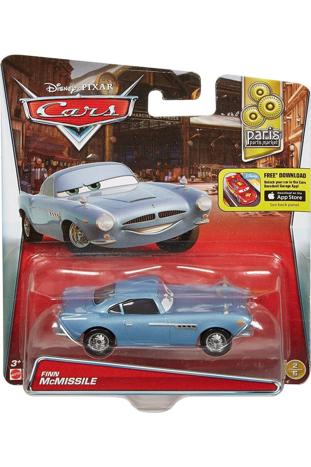 DİSNEY CARS Tekli Karakter Araçlar - Dkg4 - Fınn Mcmıssıle