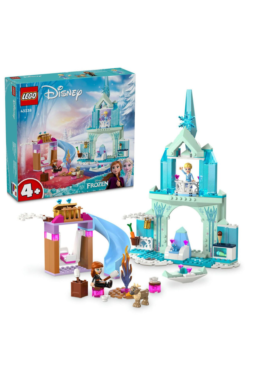 ®  Disney Frozen Elsa’nın Karlar Ülkesi Şatosu 43238 - 4 Yaş+ İçin Yapım Seti (163 Parça)