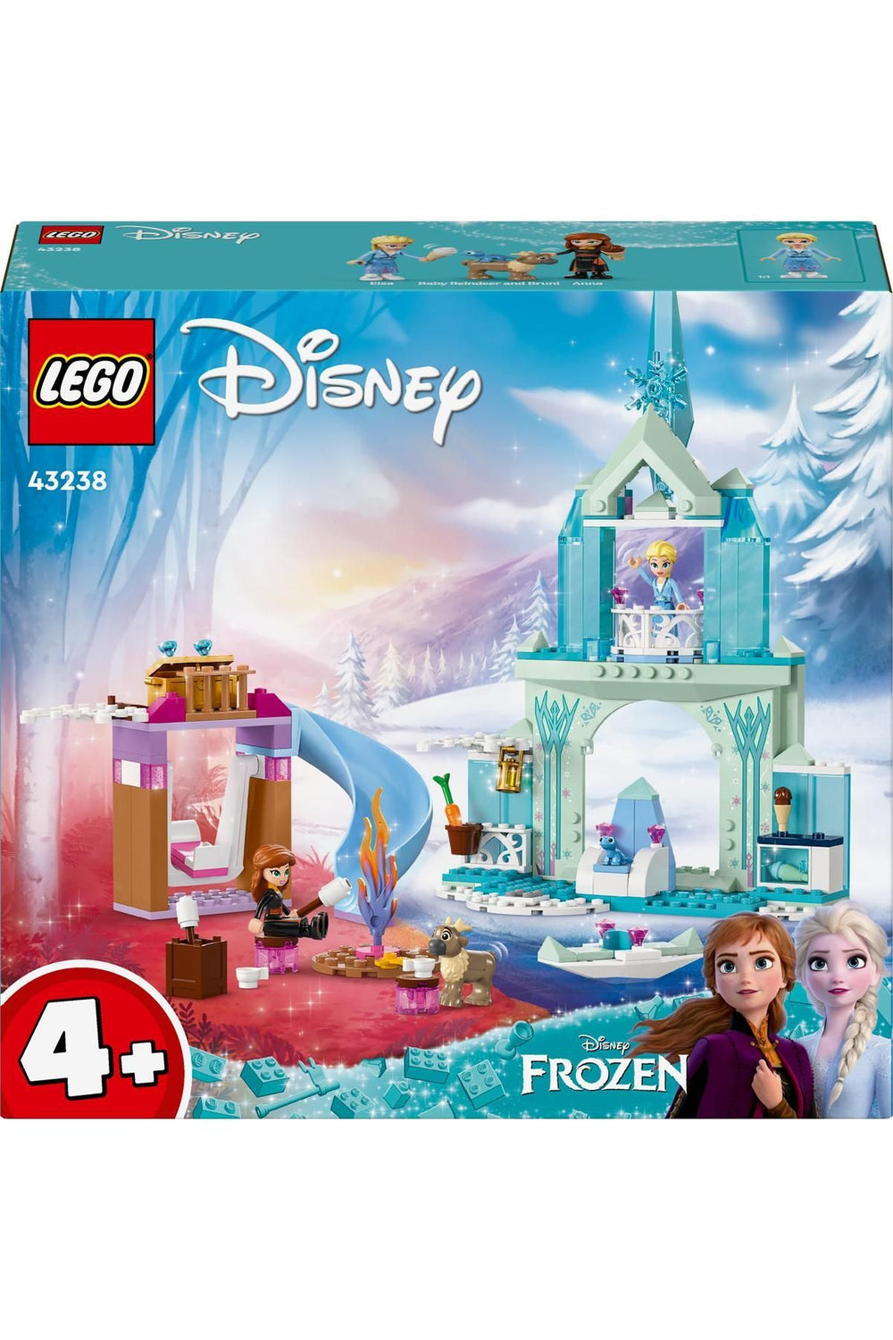 ®  Disney Frozen Elsa’nın Karlar Ülkesi Şatosu 43238 - 4 Yaş+ İçin Yapım Seti (163 Parça)
