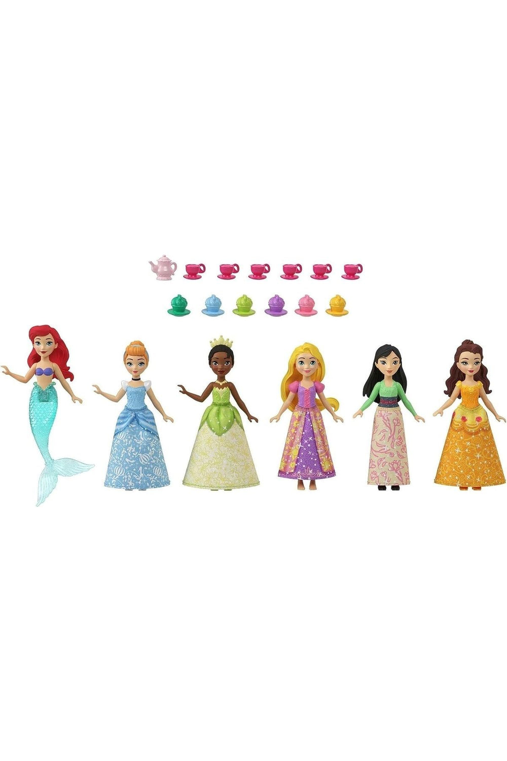 DİSNEY PRİNCESS Disney Prenses Bebekleri 6'lı Set