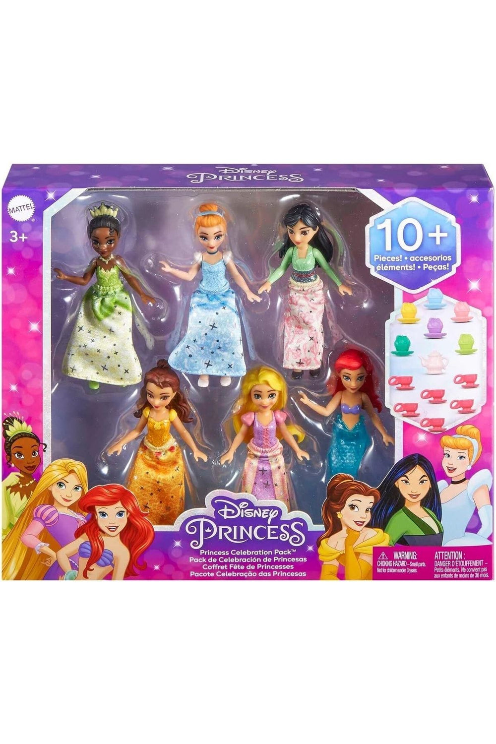 DİSNEY PRİNCESS Disney Prenses Bebekleri 6'lı Set