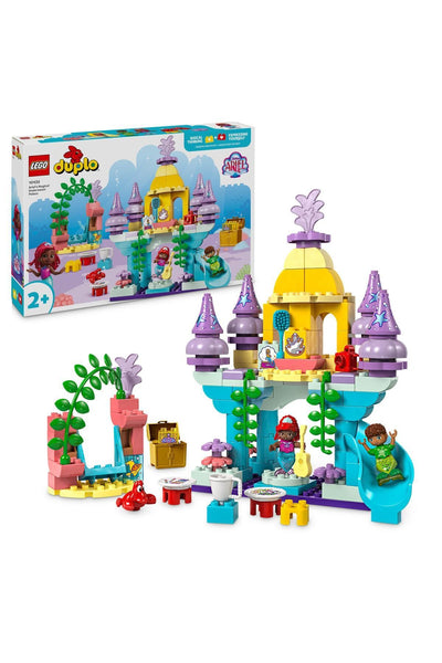 ® DUPLO® | Disney Ariel’in Sihirli Su Altı Sarayı 10435 - Çocuklar için Yapım Seti (116 Parça)
