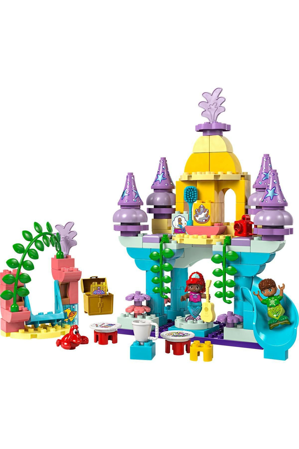 ® DUPLO® | Disney Ariel’in Sihirli Su Altı Sarayı 10435 - Çocuklar için Yapım Seti (116 Parça)