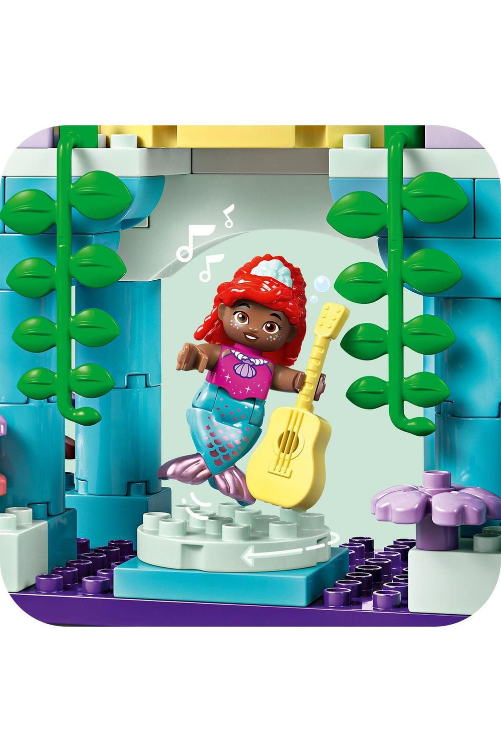 ® DUPLO® | Disney Ariel’in Sihirli Su Altı Sarayı 10435 - Çocuklar için Yapım Seti (116 Parça)
