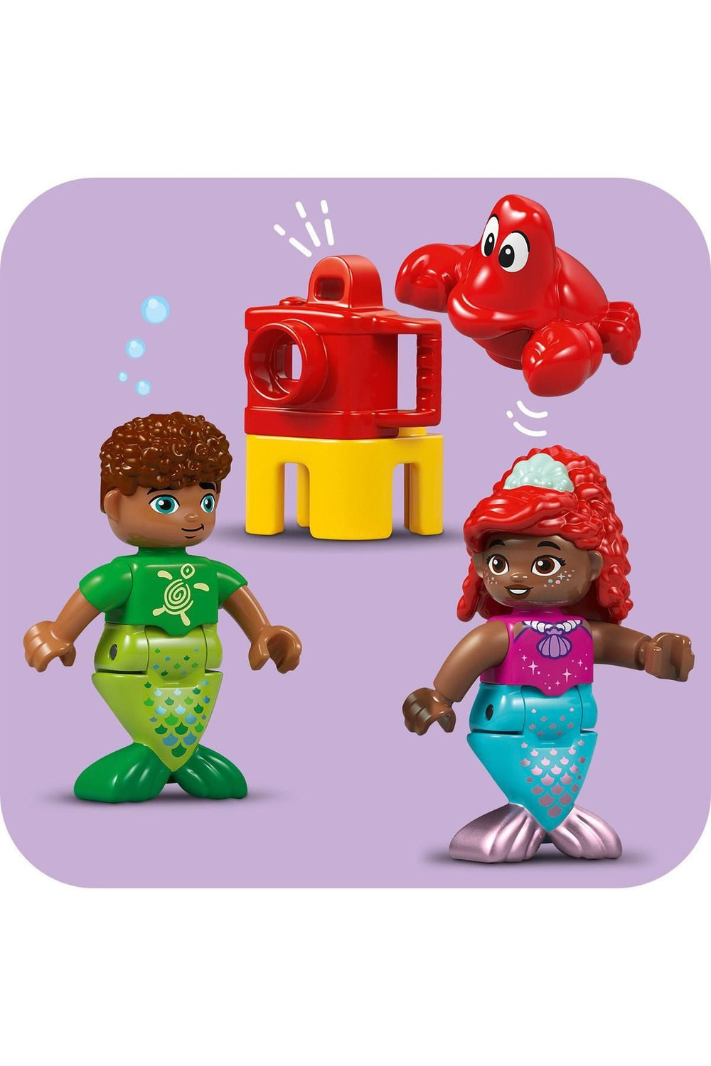 ® DUPLO® | Disney Ariel’in Sihirli Su Altı Sarayı 10435 - Çocuklar için Yapım Seti (116 Parça)