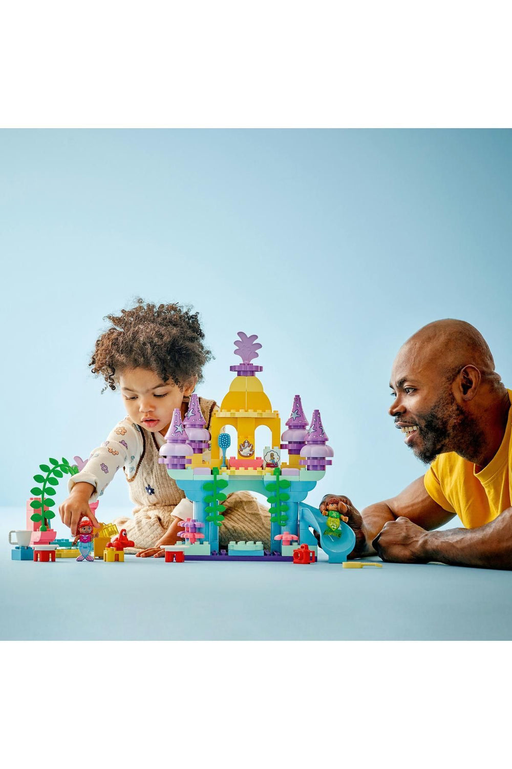 ® DUPLO® | Disney Ariel’in Sihirli Su Altı Sarayı 10435 - Çocuklar için Yapım Seti (116 Parça)