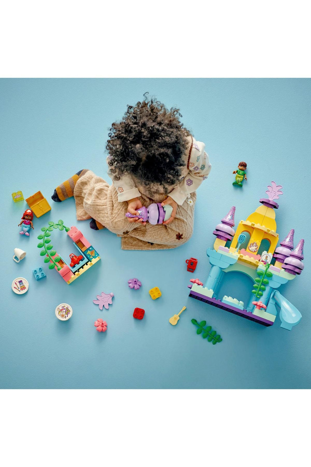 ® DUPLO® | Disney Ariel’in Sihirli Su Altı Sarayı 10435 - Çocuklar için Yapım Seti (116 Parça)