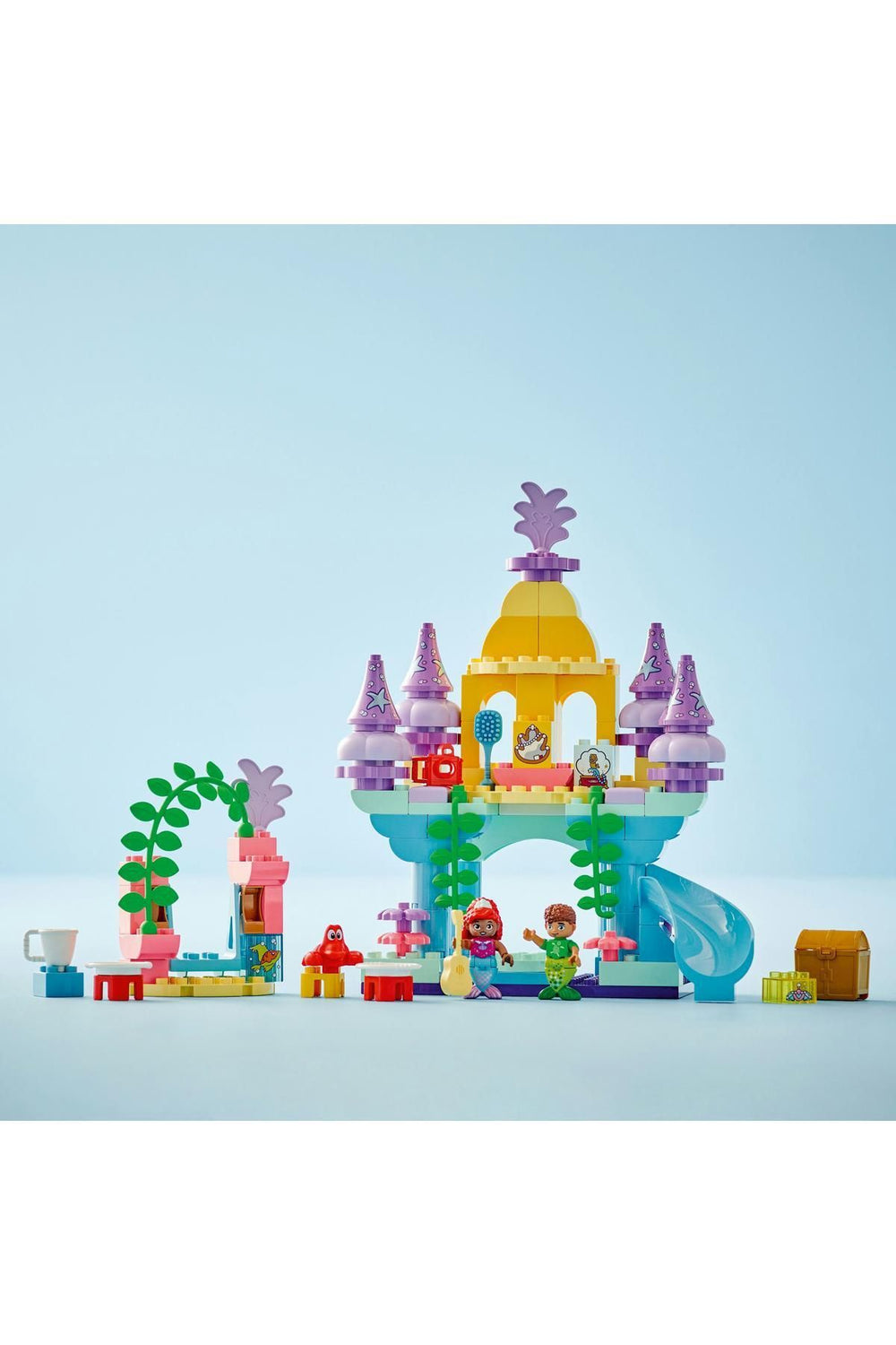 ® DUPLO® | Disney Ariel’in Sihirli Su Altı Sarayı 10435 - Çocuklar için Yapım Seti (116 Parça)