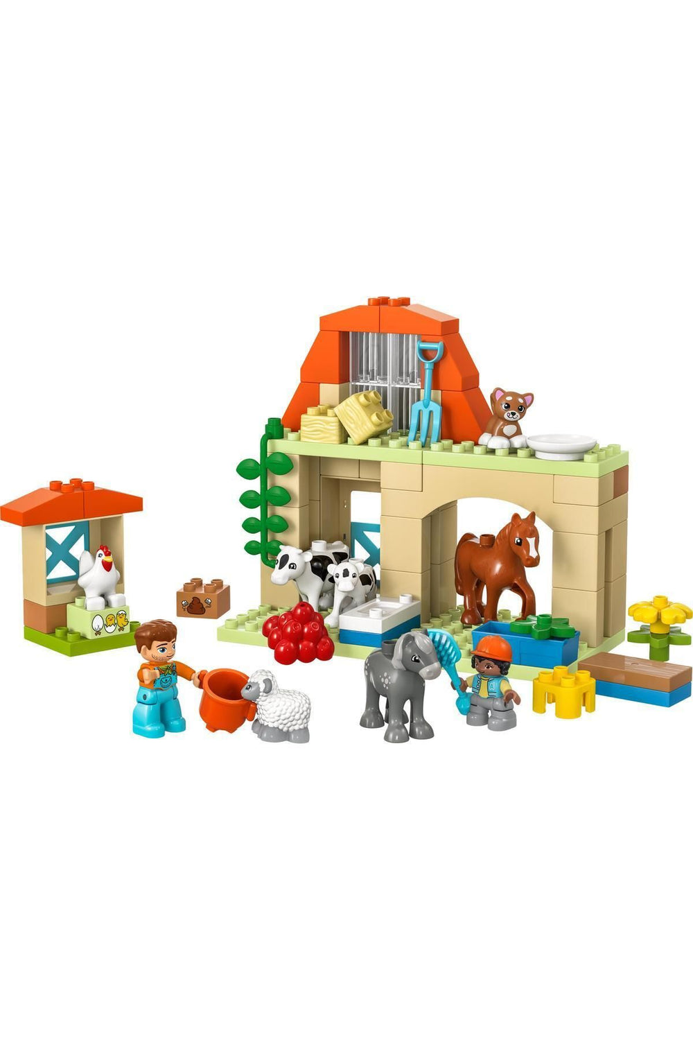 ® DUPLO® Kasabası Çiftlikte Hayvanların Bakımı 10416- 2 Yaş ve Üzeri İçin Yapım Seti (74 Parça)