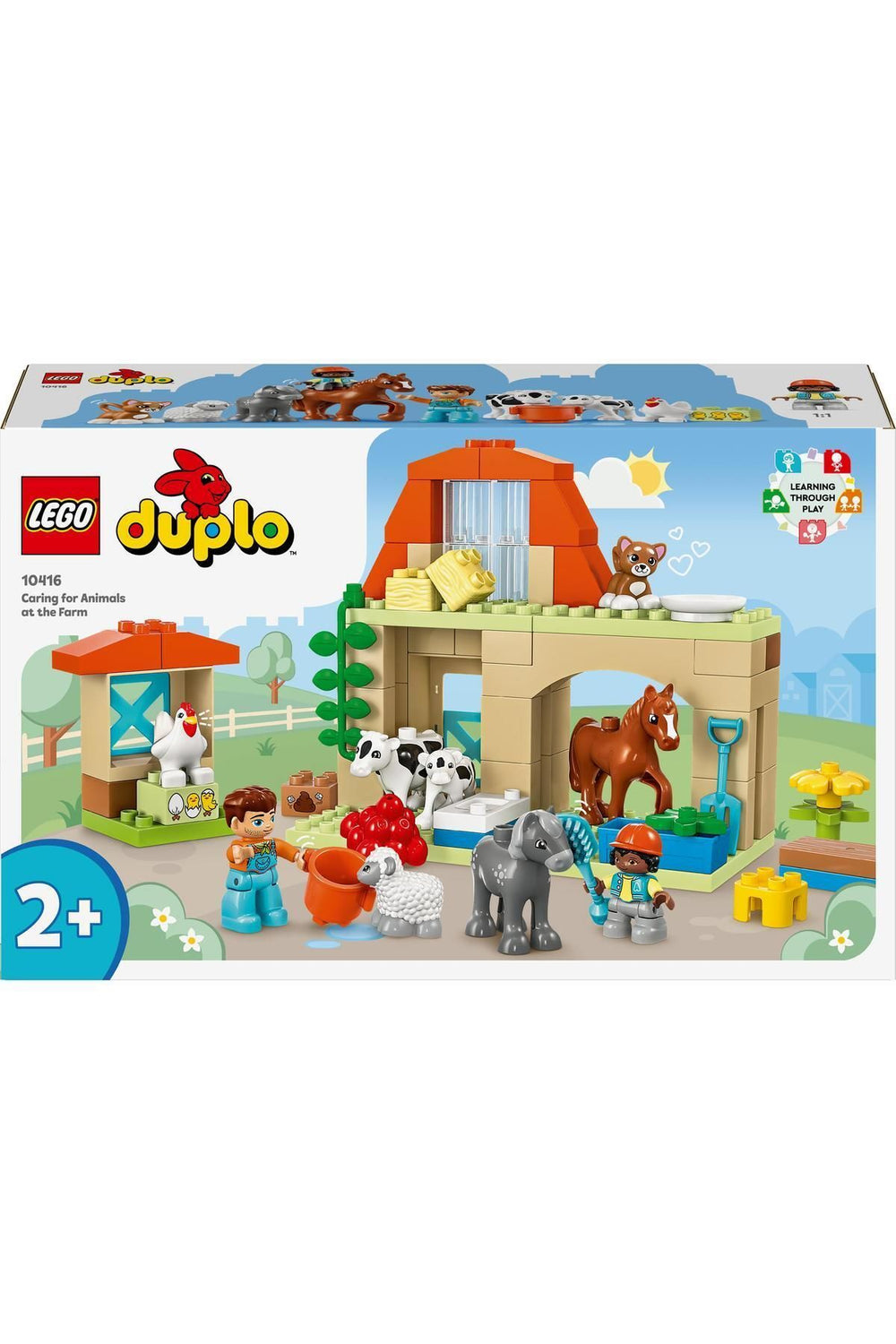 ® DUPLO® Kasabası Çiftlikte Hayvanların Bakımı 10416- 2 Yaş ve Üzeri İçin Yapım Seti (74 Parça)