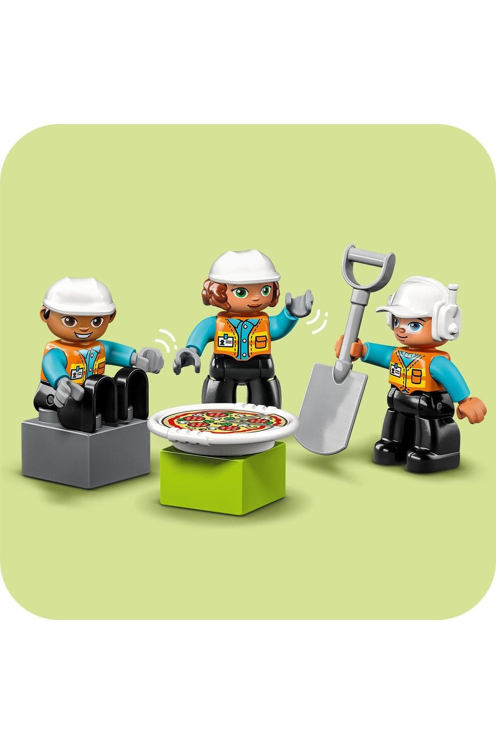 ® DUPLO® Kasabası İnşaat Sahası 10990 - 2 Yaş ve Üzeri için Oyuncak Yapım Seti (61 Parça)
