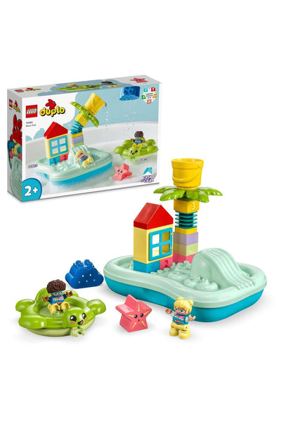 ® DUPLO® Kasabası Su Parkı 10989 - 2 Yaş ve Üzeri Çocuklar için Oyuncak Yapım Seti (19 Parça)