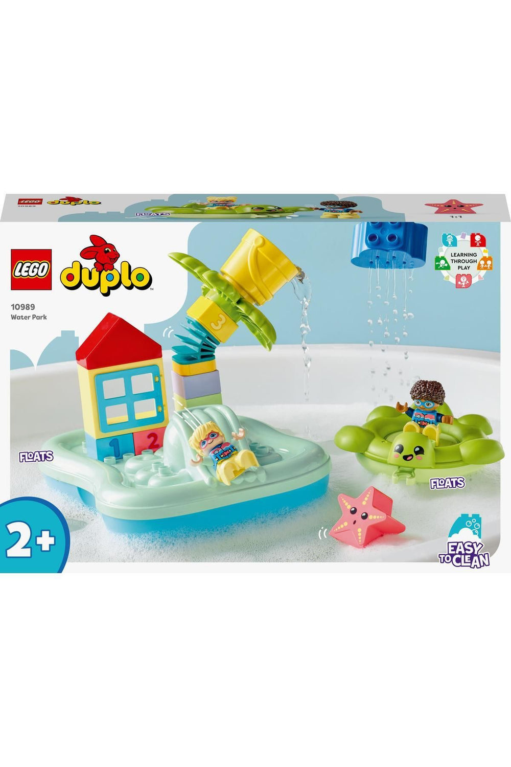 ® DUPLO® Kasabası Su Parkı 10989 - 2 Yaş ve Üzeri Çocuklar için Oyuncak Yapım Seti (19 Parça)