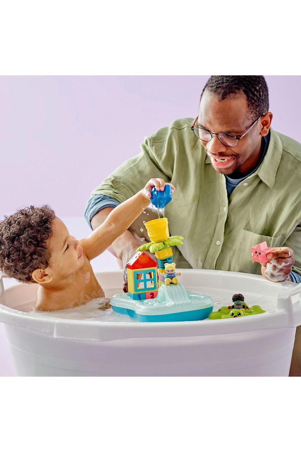 ® DUPLO® Kasabası Su Parkı 10989 - 2 Yaş ve Üzeri Çocuklar için Oyuncak Yapım Seti (19 Parça)