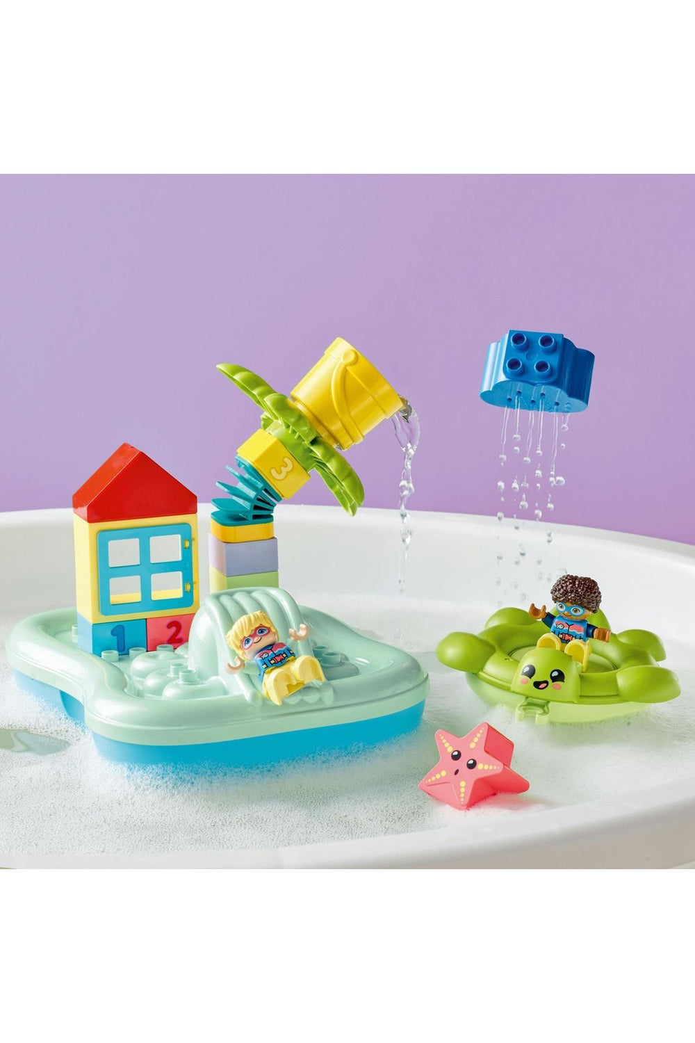 ® DUPLO® Kasabası Su Parkı 10989 - 2 Yaş ve Üzeri Çocuklar için Oyuncak Yapım Seti (19 Parça)