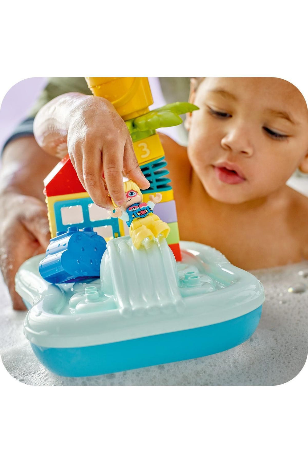 ® DUPLO® Kasabası Su Parkı 10989 - 2 Yaş ve Üzeri Çocuklar için Oyuncak Yapım Seti (19 Parça)