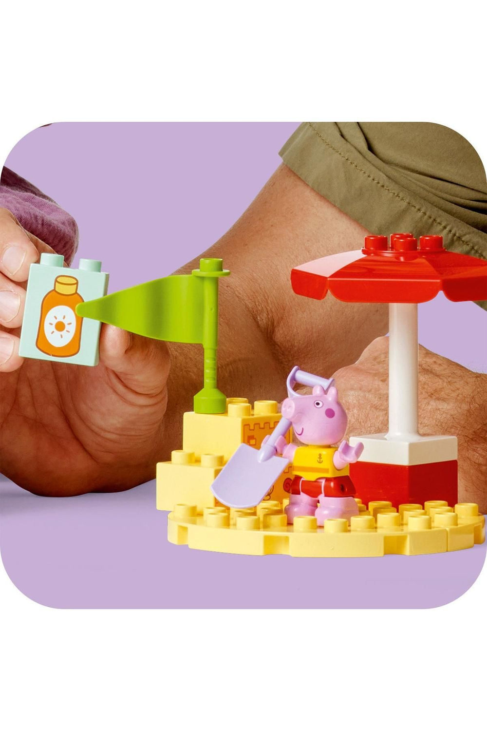 ® DUPLO® Peppa Pig Tekne Gezisi 10432 - 2 Yaş ve Üzeri Çocuklar için Yapım Seti (23 Parça)