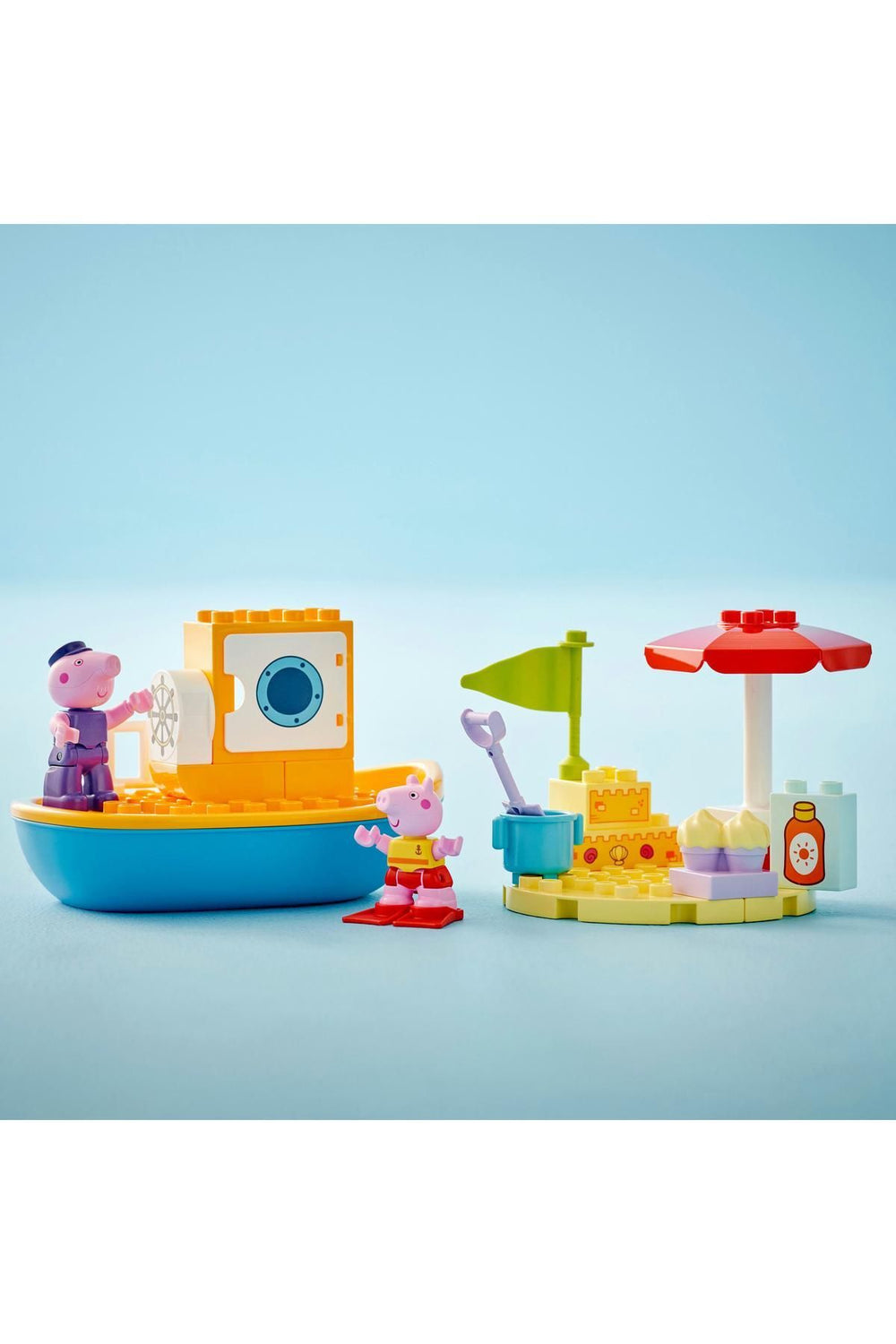 ® DUPLO® Peppa Pig Tekne Gezisi 10432 - 2 Yaş ve Üzeri Çocuklar için Yapım Seti (23 Parça)
