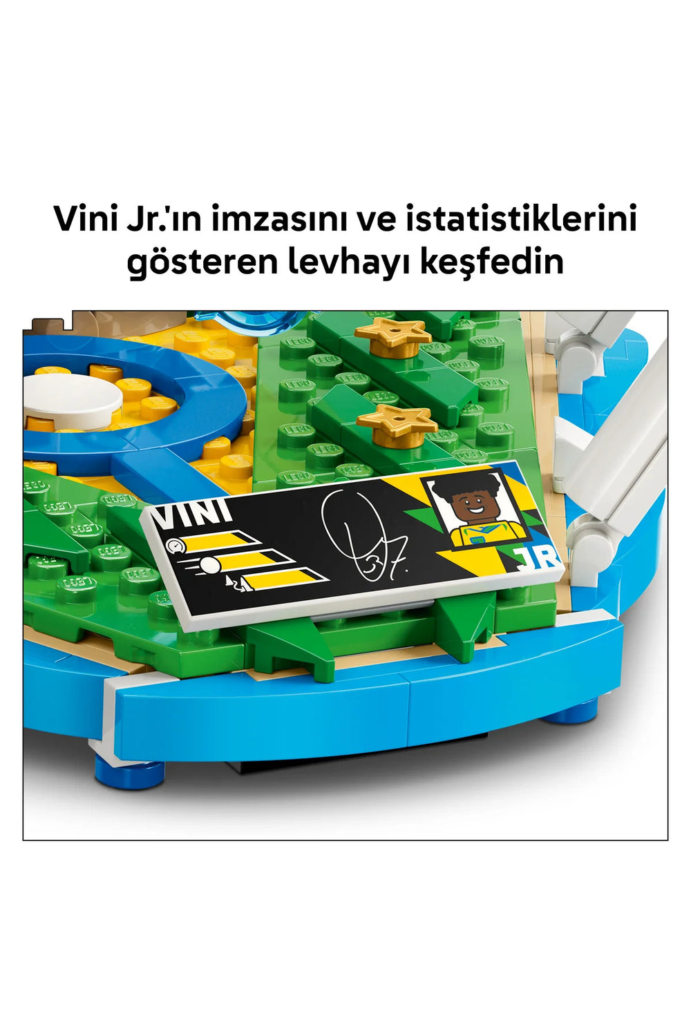 ® Editions Vini Jr. – Unutulmaz Futbol Anları 43027 - 10+ için Oyuncak Yapım Seti (510 Parça)