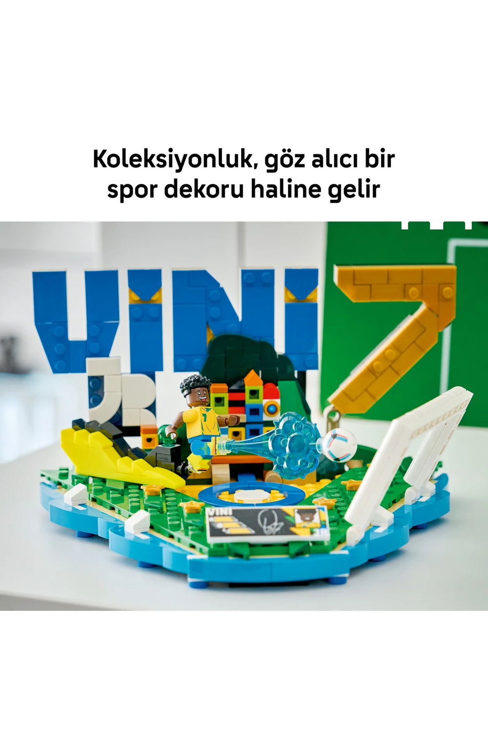 ® Editions Vini Jr. – Unutulmaz Futbol Anları 43027 - 10+ için Oyuncak Yapım Seti (510 Parça)