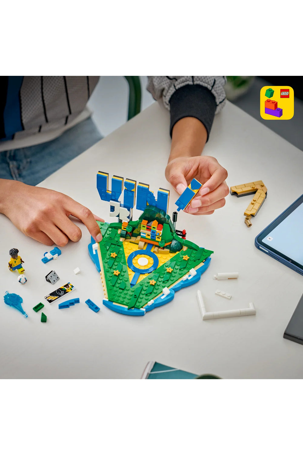 ® Editions Vini Jr. – Unutulmaz Futbol Anları 43027 - 10+ için Oyuncak Yapım Seti (510 Parça)