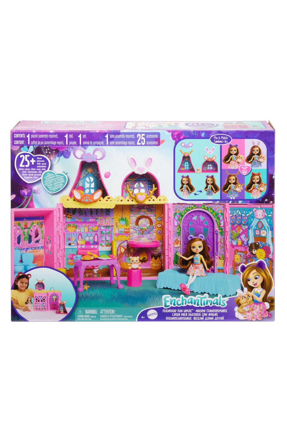 Enchantimals Ana Karakter Bebekler Evi