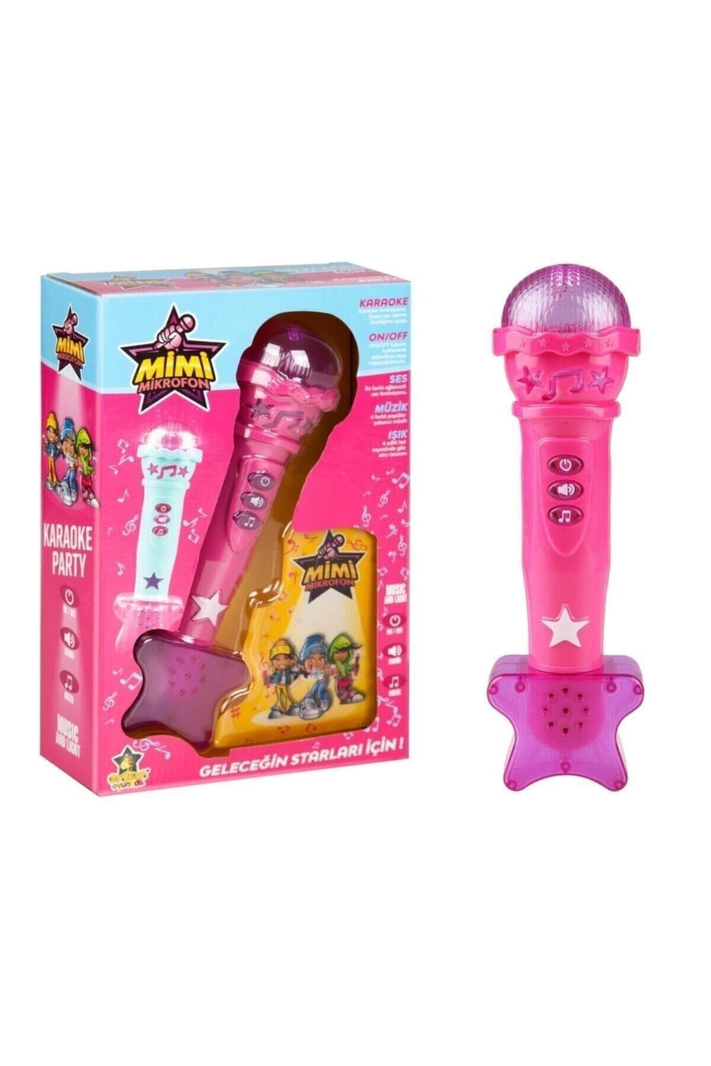 Erdem Oyuncak Erdeem Işıklı Müzikli Karaoke Mikrofon