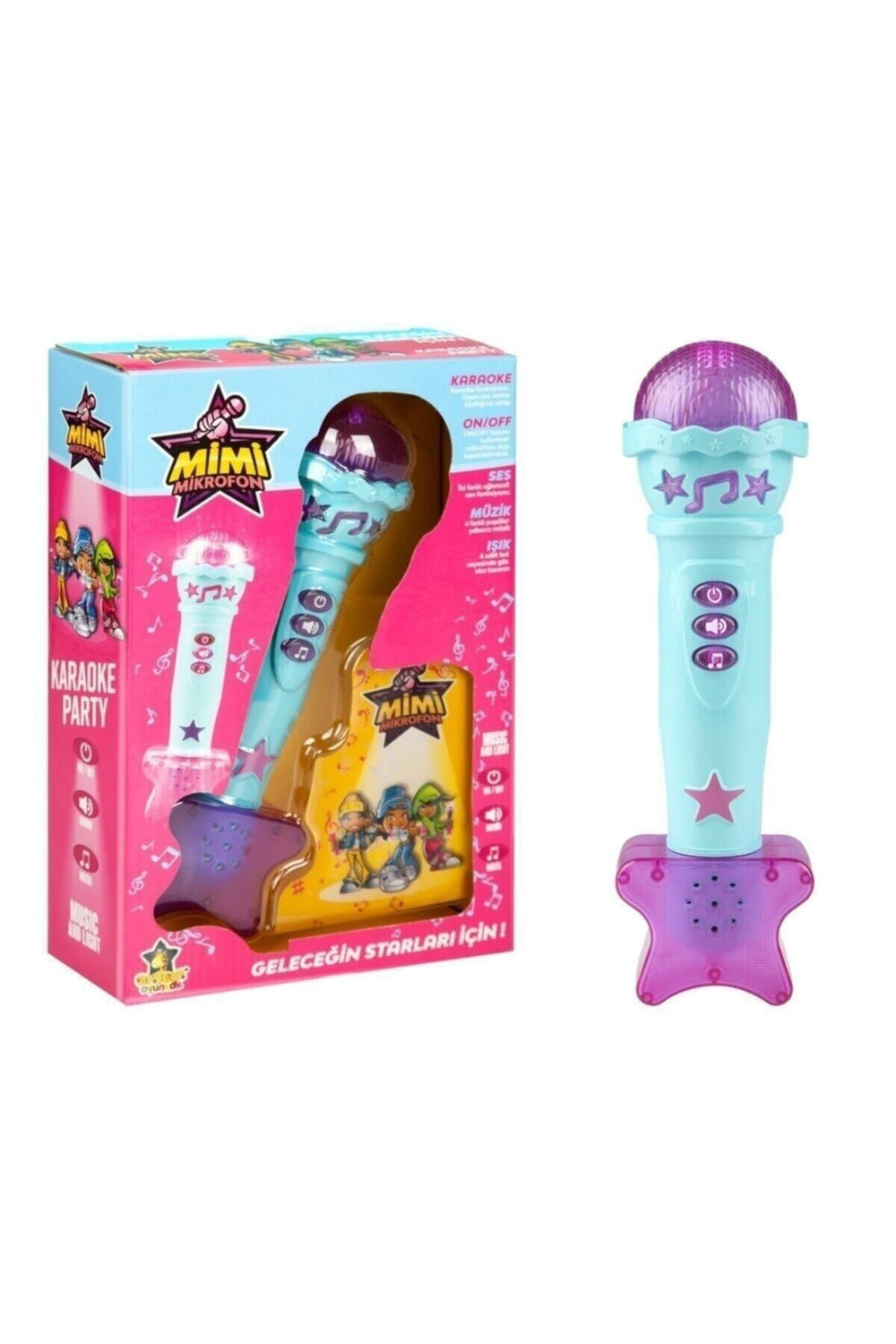 Erdem Oyuncak Erdeem Işıklı Müzikli Karaoke Mikrofon