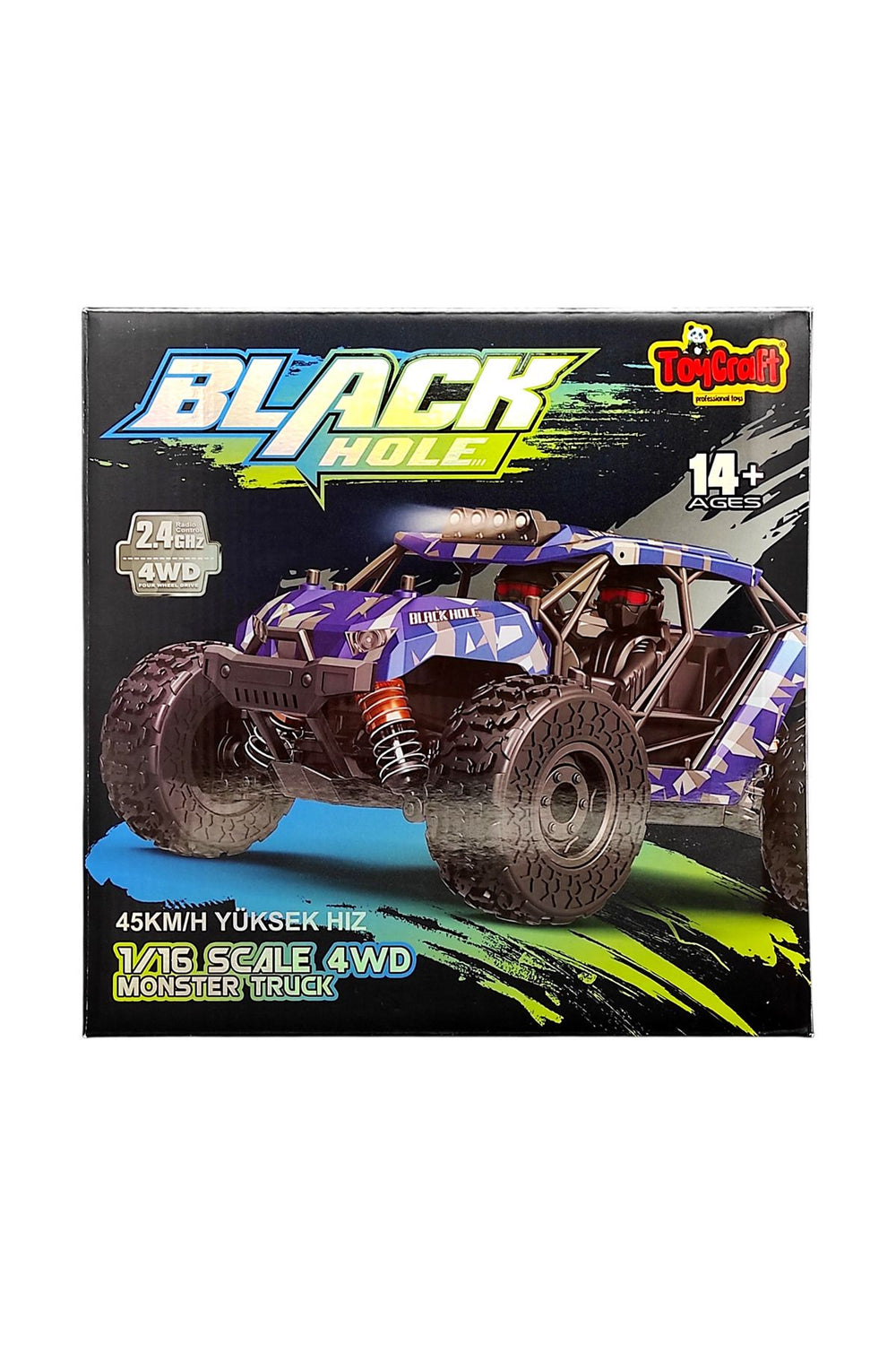 FARBU Black Hole 45 KM/H 1:16 Elektrikli Servo Motor Arazi Araç HS18331/HS18332