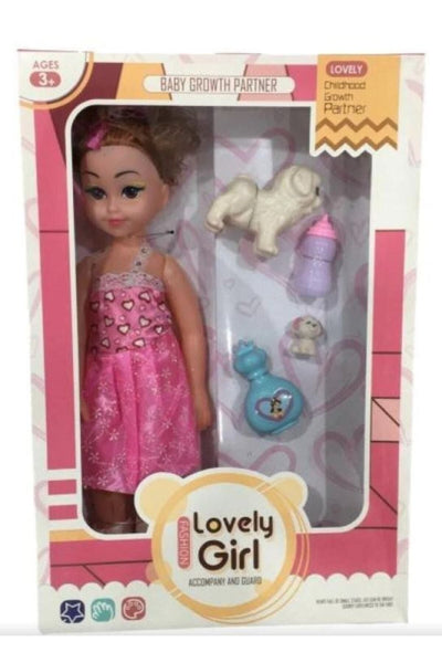 Fashion Lovely Girl Oyuncak Bebek Aksesuarlı Oyuncak Et Bebek