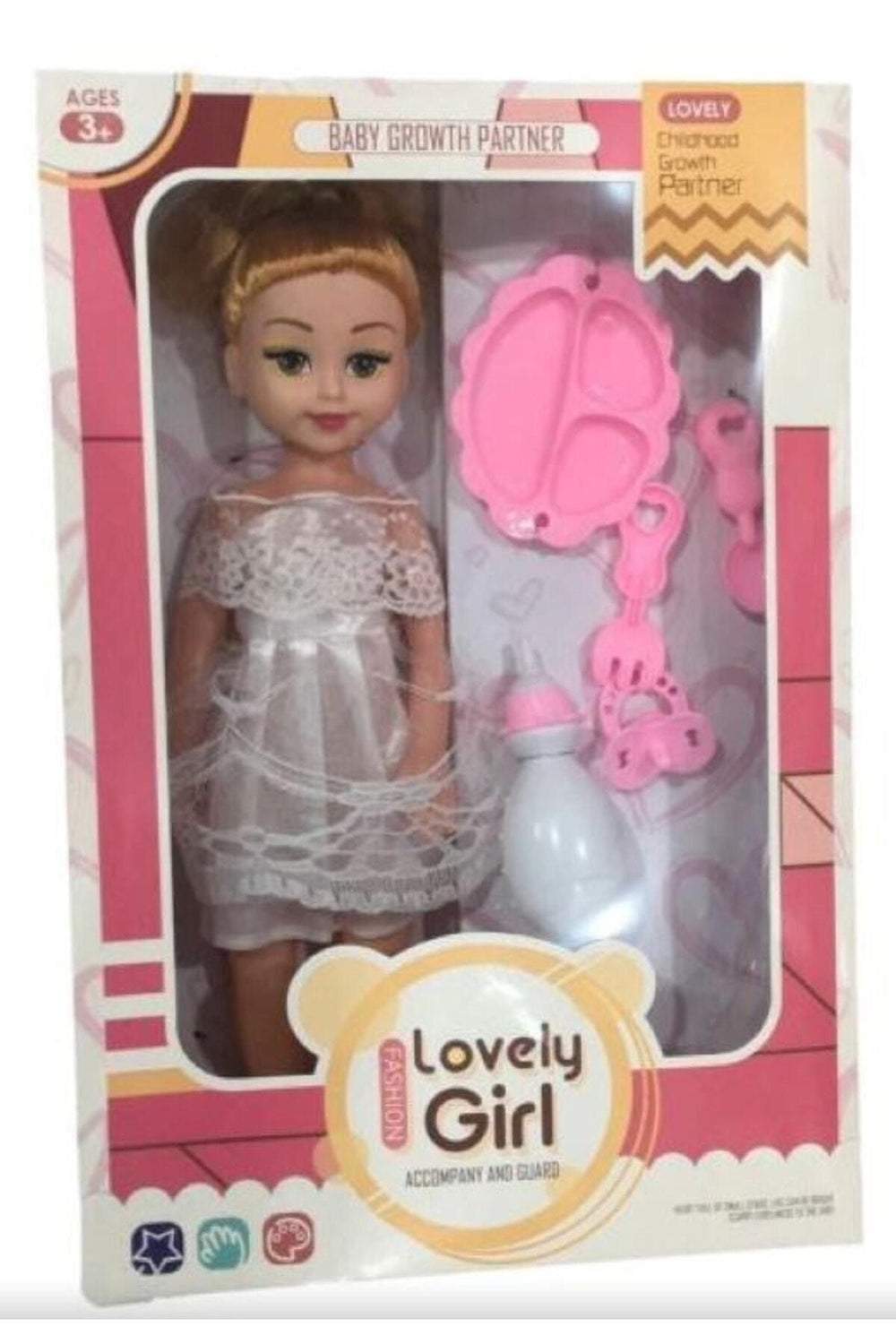 Fashion Lovely Girl Oyuncak Bebek Aksesuarlı Oyuncak Et Bebek