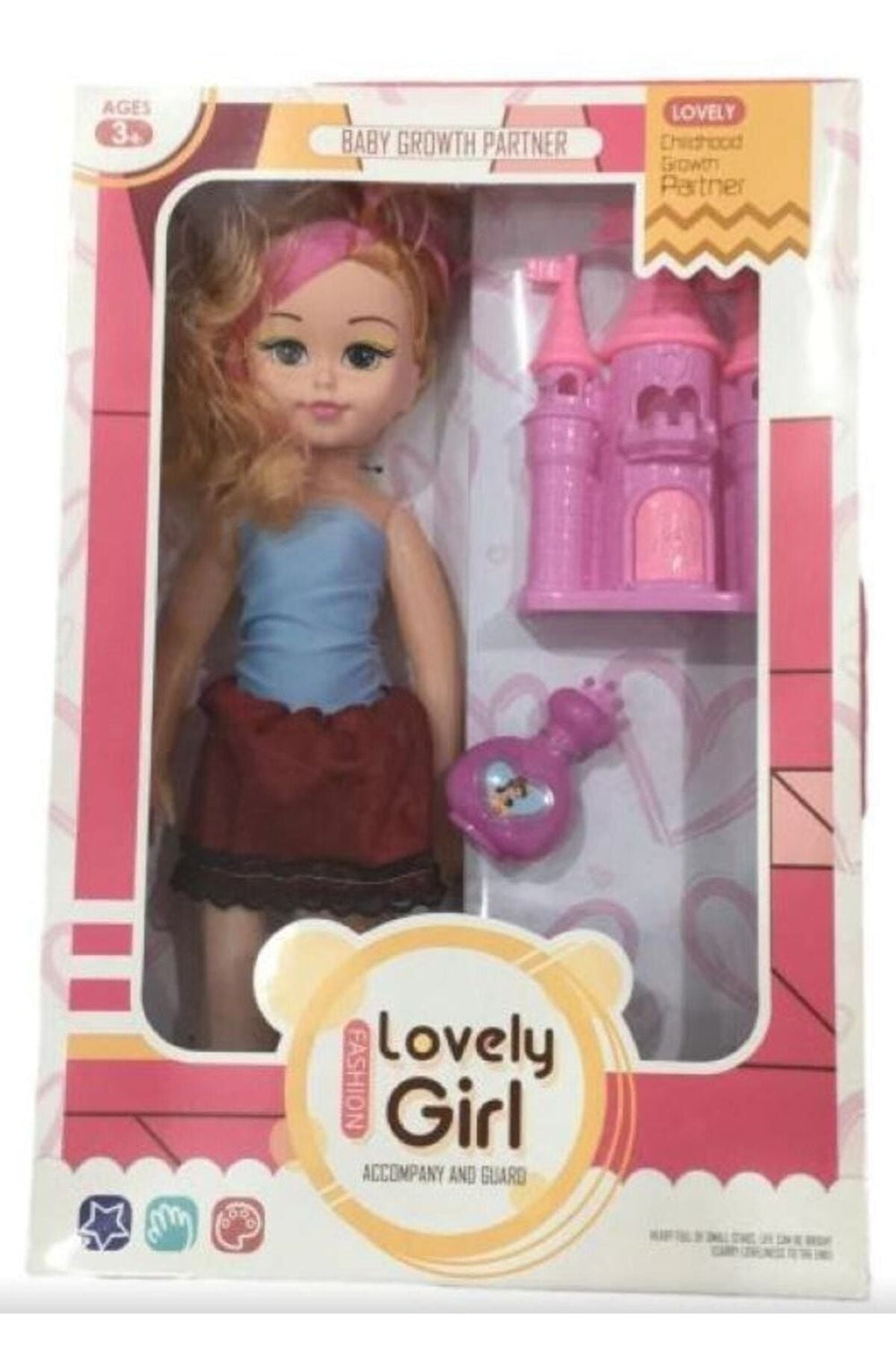 Fashion Lovely Girl Oyuncak Bebek Aksesuarlı Oyuncak Et Bebek