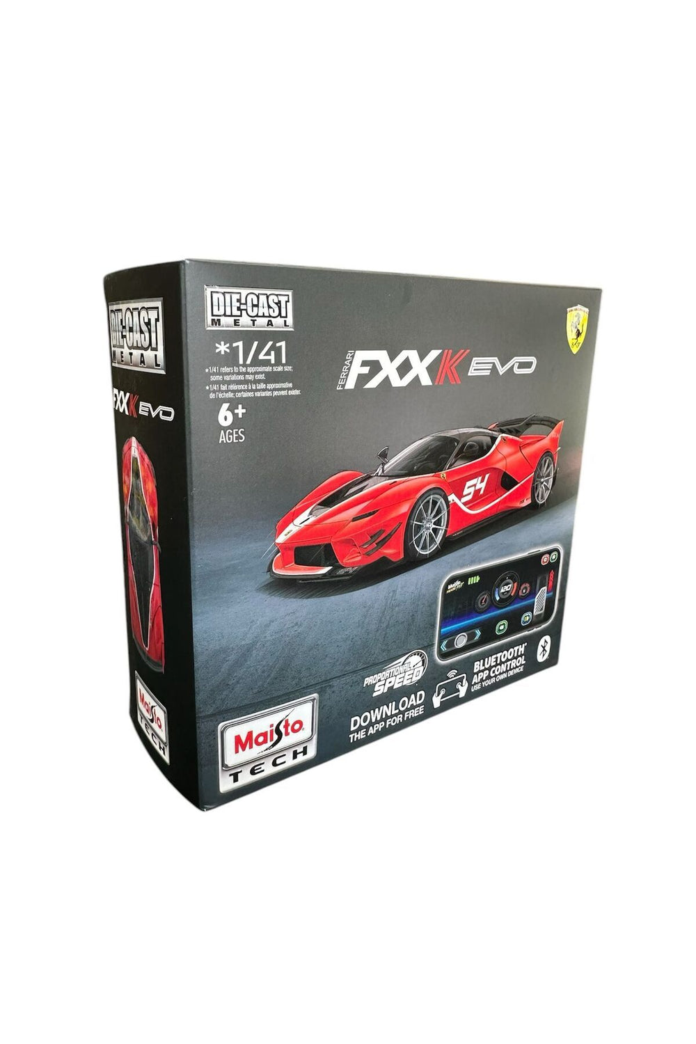 Ferrari FXX K EVO 1:41 Diecast Bluetooth RC