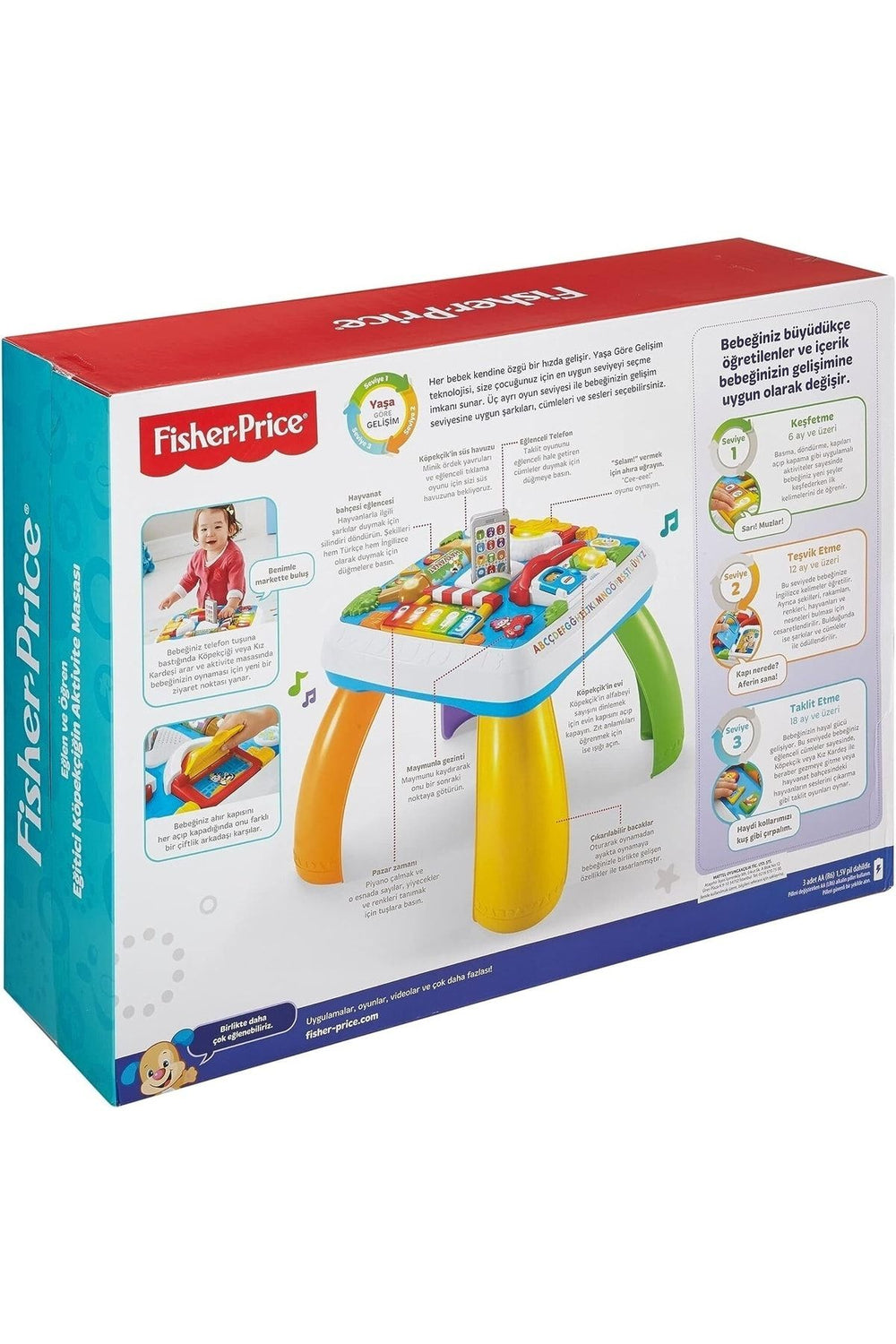 FISHER PRICE Eğitici Köpeğin Aktivite Masası