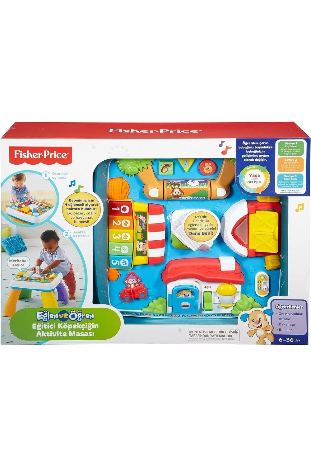 FISHER PRICE Eğitici Köpeğin Aktivite Masası