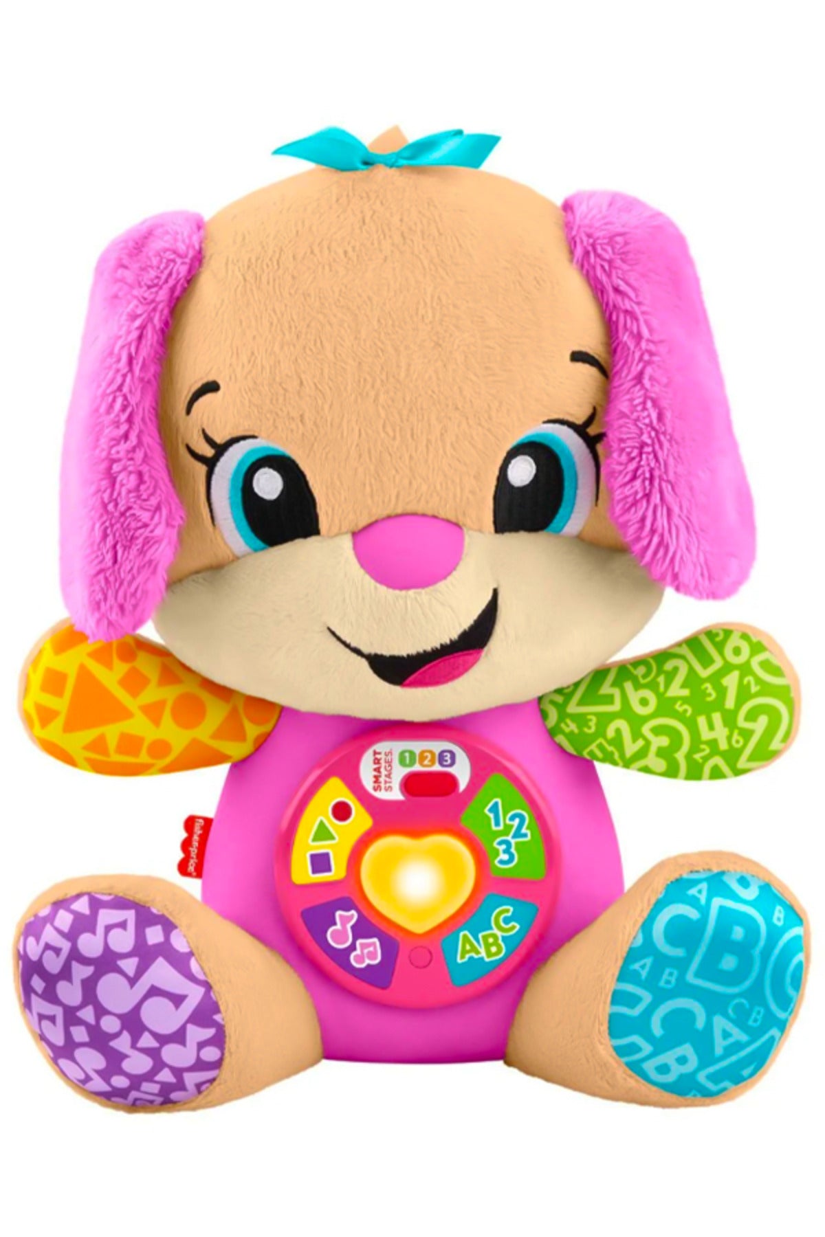 Fisher-Price Eğlen ve Öğren Yaşa Göre Gelişim Köpekçiğin Kız Kardeşi, müzikli, bebek oyuncağı JFD34