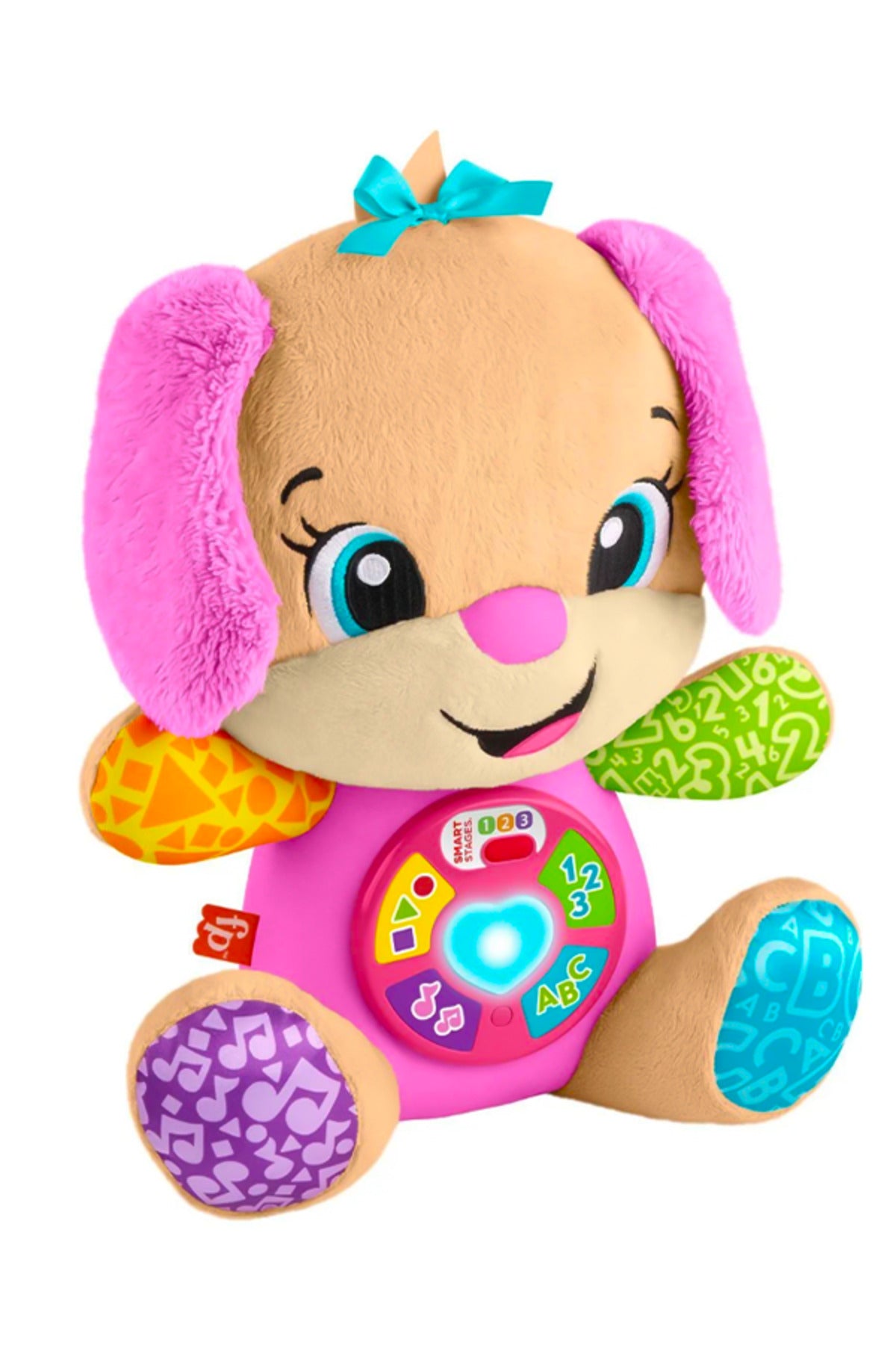 Fisher-Price Eğlen ve Öğren Yaşa Göre Gelişim Köpekçiğin Kız Kardeşi, müzikli, bebek oyuncağı JFD34