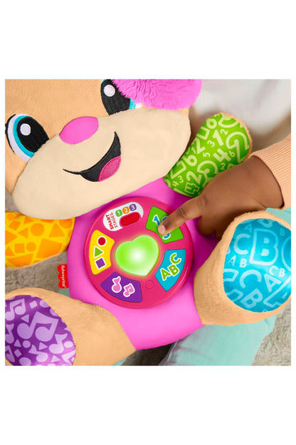 Fisher-Price Eğlen ve Öğren Yaşa Göre Gelişim Köpekçiğin Kız Kardeşi, müzikli, bebek oyuncağı JFD34