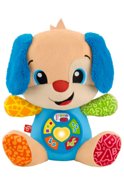 Fisher-Price Eğlen ve Öğren Yaşa Göre Gelişim Köpekçik, birden fazla dilde, bebek oyuncağı JFD25