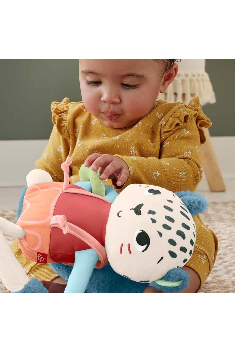 Fisher-Price Eğlenceli Dostum Kar Leoparı™ Fisher-Price Planet Friends, bebekler için oyuncak HKD64