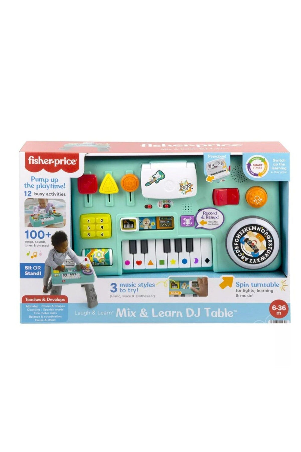 FISHER PRICE Fisher Price Eğlenceli DJ Aktivite Masası HRB61