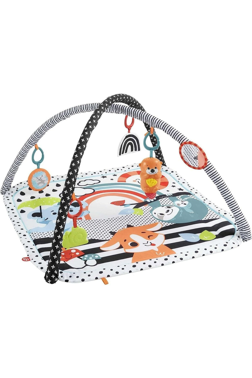 FISHER PRICE Fisher-price, Neşeli Hayvanlar 3ü1 Arada Jimnastik Merkezi Hbp41