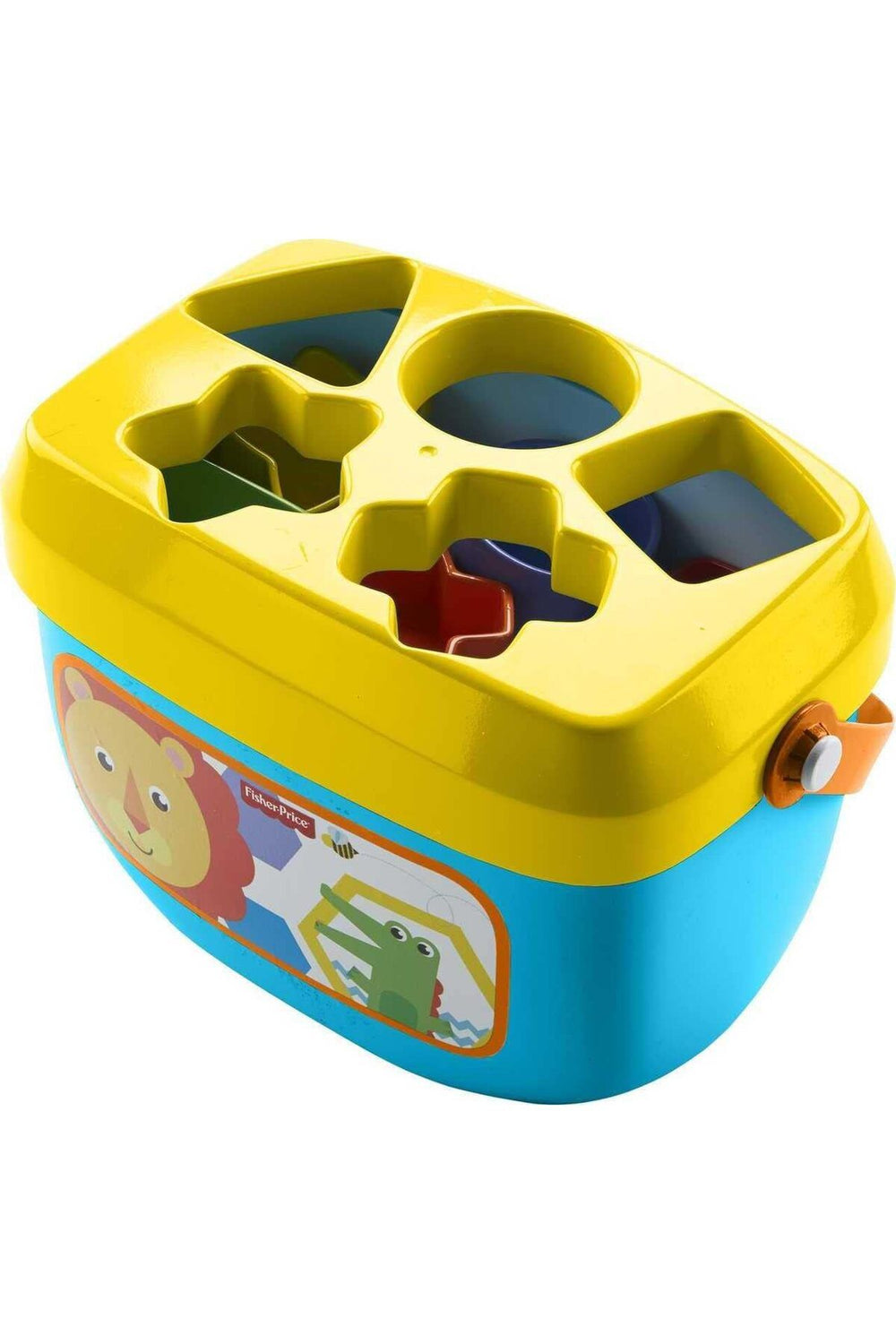 FISHER PRICE Fisher-Price Renkli Bloklar - Kova ve 10 Adet Blok Yerleştirme Oyunu FFC84